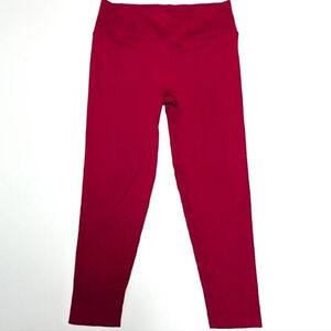 Victoria Sport Victoria's Secret Ribbed High Rise Hot Pink Leggings Extra Large
